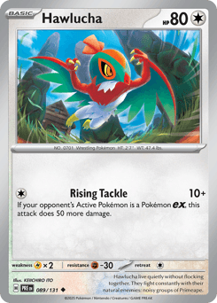 Hawlucha Prismatic Evolutions #89