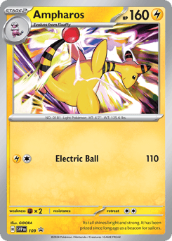 Ampharos Scarlet & Violet Black Star Promos #109