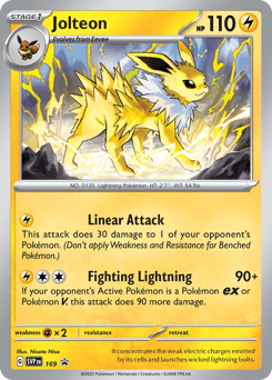 Jolteon Scarlet & Violet Promos #169
