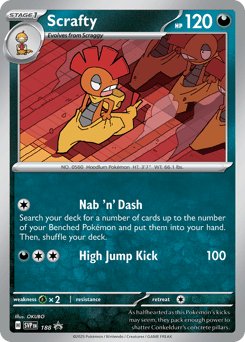 Scrafty Scarlet & Violet Promos #188