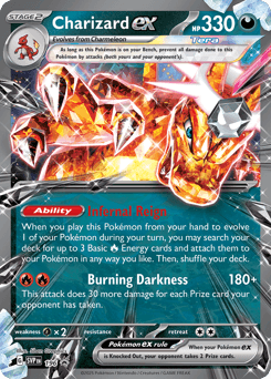 Charizard ex Scarlet & Violet Black Star Promos #196