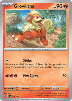 Growlithe Scarlet & Violet Black Star Promos #24