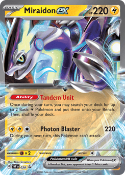 Miraidon ex Scarlet & Violet Black Star Promos #28