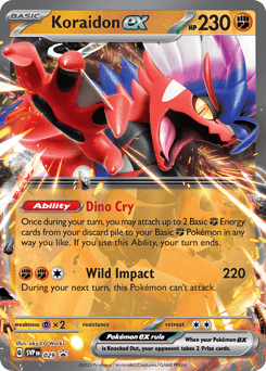 Koraidon ex Scarlet & Violet Black Star Promos #29