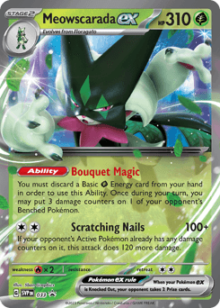 Meowscarada ex Scarlet & Violet Black Star Promos #33