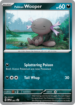 Paldean Wooper Scarlet & Violet Black Star Promos #41