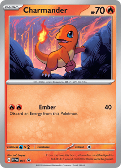 Charmander Scarlet & Violet Black Star Promos #47