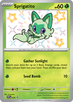 Sprigatito Scarlet & Violet Black Star Promos #76