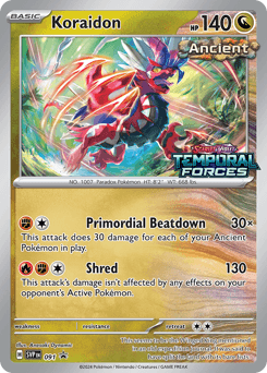 Koraidon Scarlet & Violet Black Star Promos #91