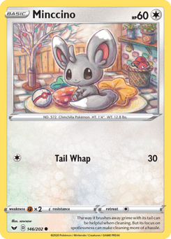Minccino Sword & Shield #146