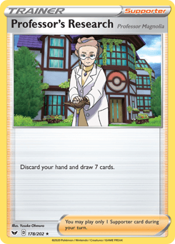 Professor's Research (Professor Magnolia) Sword & Shield #178