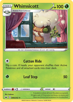 Whimsicott Sword & Shield #6