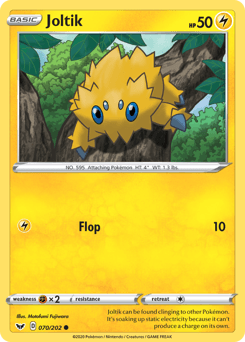 Joltik Sword & Shield #70