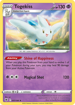 Togekiss Astral Radiance #57