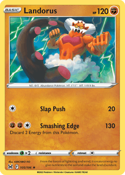 Landorus Lost Origin #105