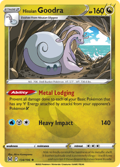 Hisuian Goodra Lost Origin #134