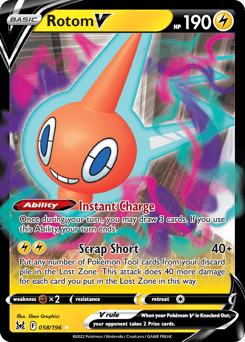 Rotom V Lost Origin #58