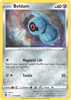 Beldum Silver Tempest #117