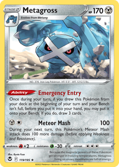 Metagross Silver Tempest #119