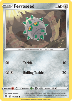 Ferroseed Silver Tempest #121