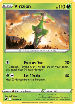 Virizion Silver Tempest #14