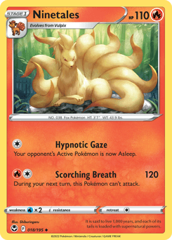Ninetales Silver Tempest #18