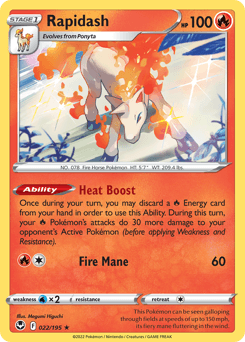 Rapidash Silver Tempest #22