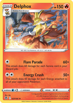 Delphox Silver Tempest #27