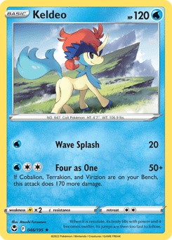 Keldeo Silver Tempest #46