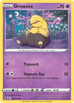 Drowzee Silver Tempest #60