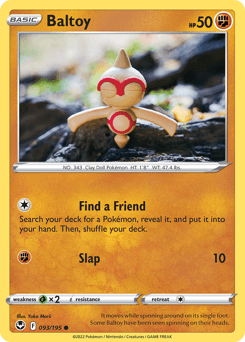 Baltoy Silver Tempest #93