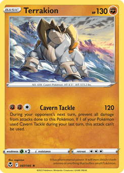 Terrakion Silver Tempest #97