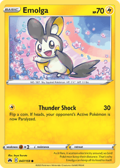 Emolga Crown Zenith #47