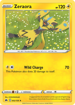 Zeraora Crown Zenith #52