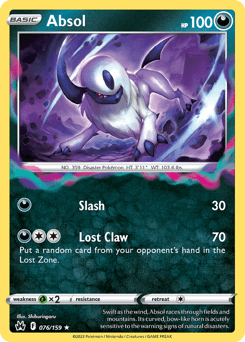 Absol Crown Zenith #76