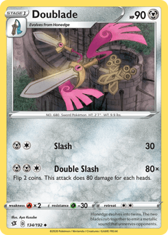 Doublade Rebel Clash #134
