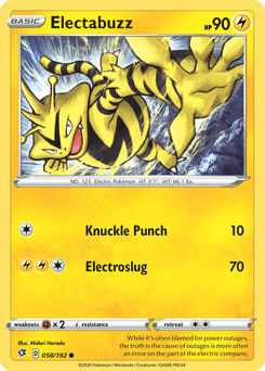 Electabuzz Rebel Clash #58
