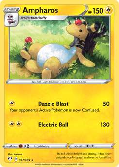 Ampharos Darkness Ablaze #57