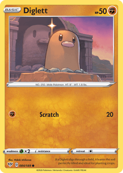 Diglett Darkness Ablaze #84