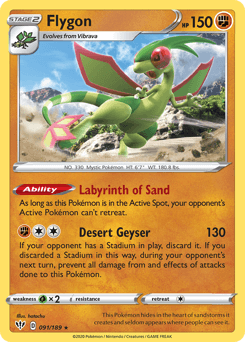 Flygon Darkness Ablaze #91