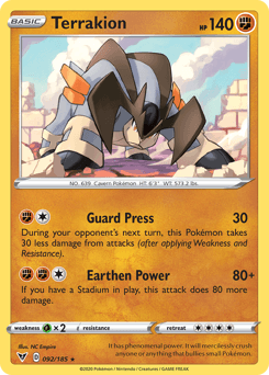 Terrakion Vivid Voltage #92