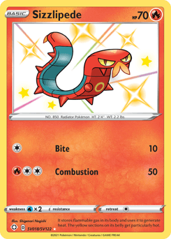 Sizzlipede Shining Fates Shiny Vault #SV018