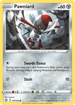 Pawniard Battle Styles #103