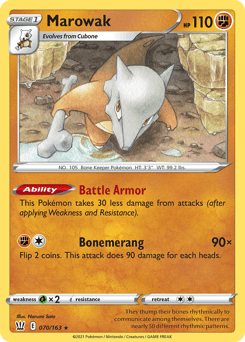 Marowak Battle Styles #70