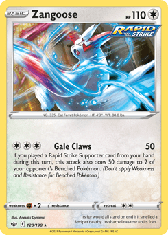 Zangoose Chilling Reign #120