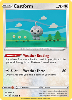 Castform Chilling Reign #121