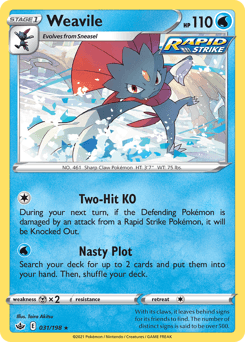 Weavile Chilling Reign #31