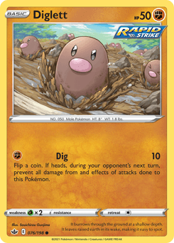Diglett Chilling Reign #76