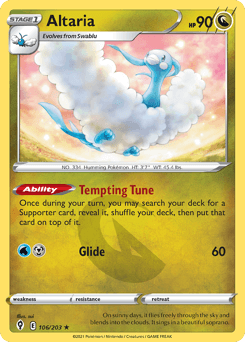 Altaria Evolving Skies #106