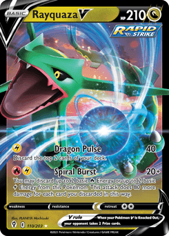 Rayquaza V Evolving Skies #110